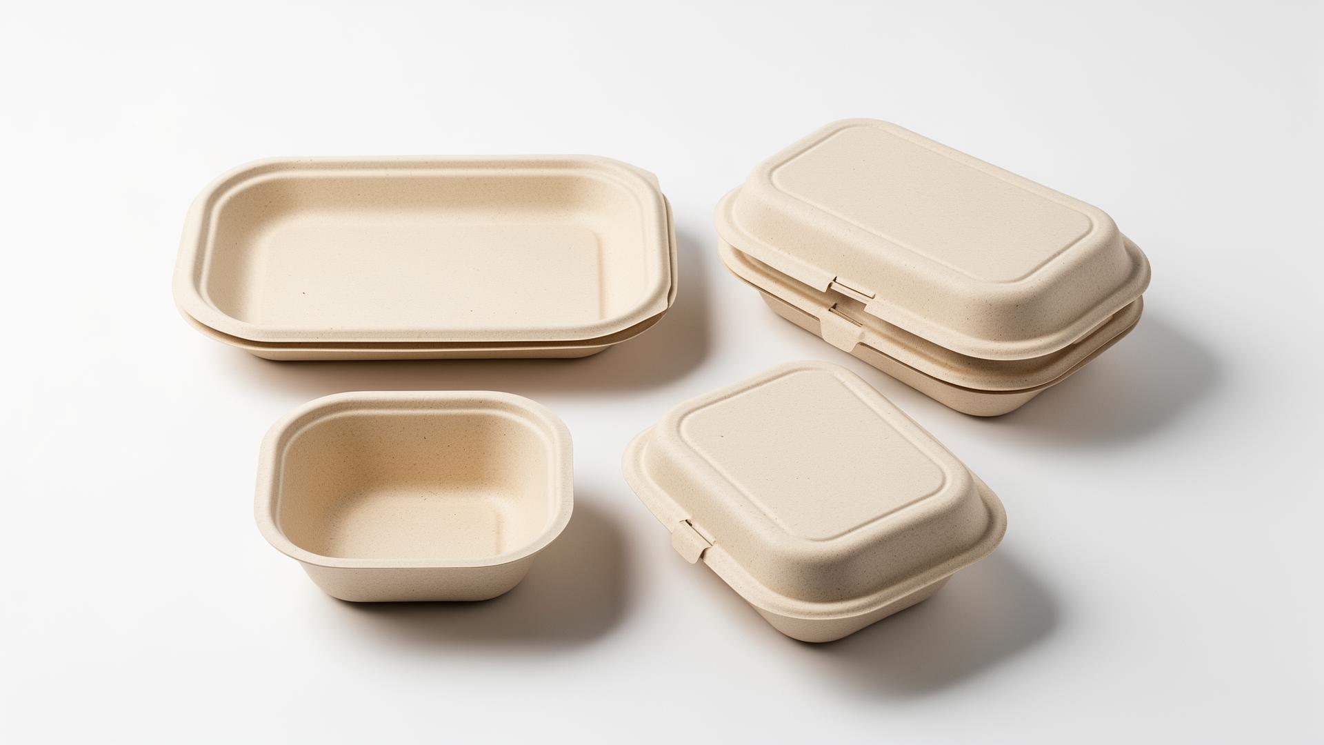 Sustainable bagasse food packaging by Ever Pack